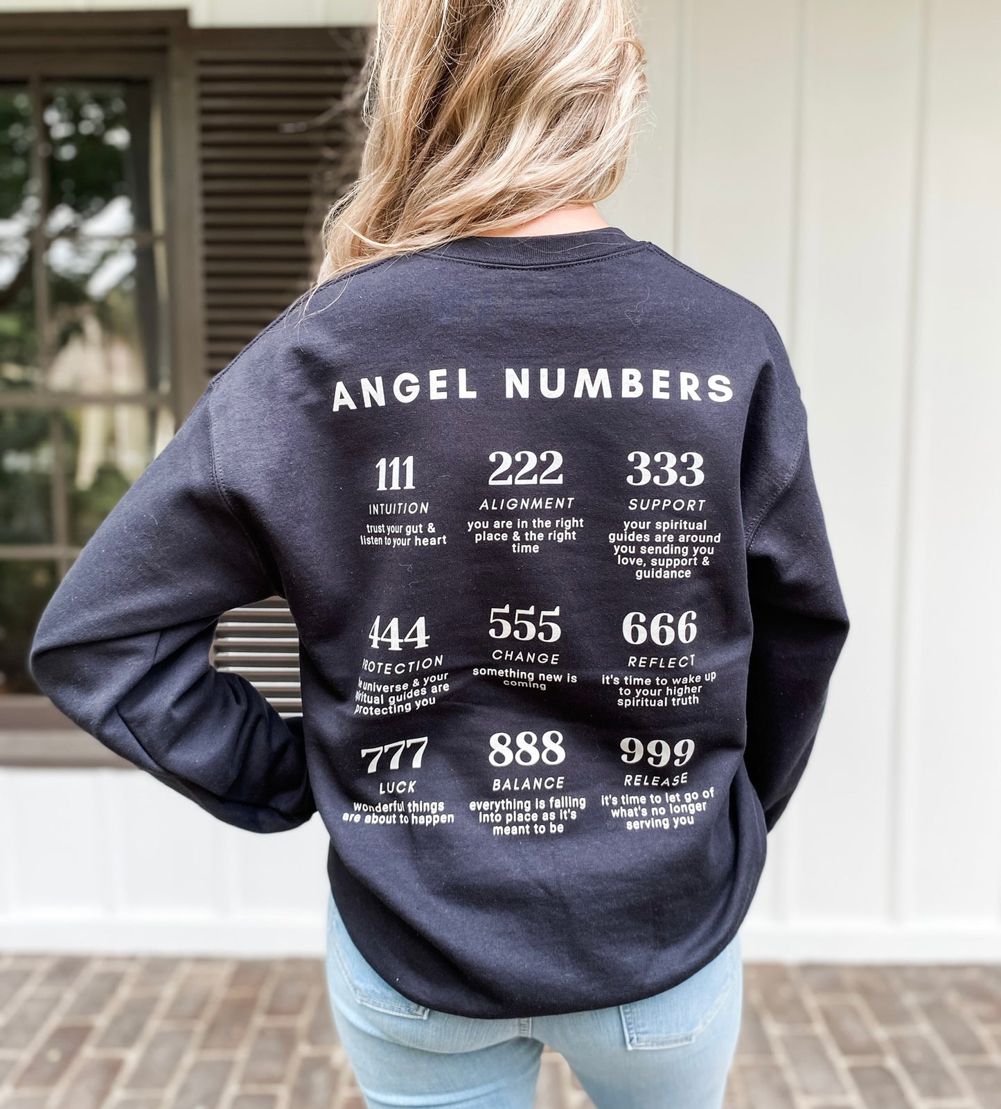 Angel Number Crewneck Sweater