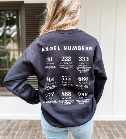 Angel Number Crewneck Sweater