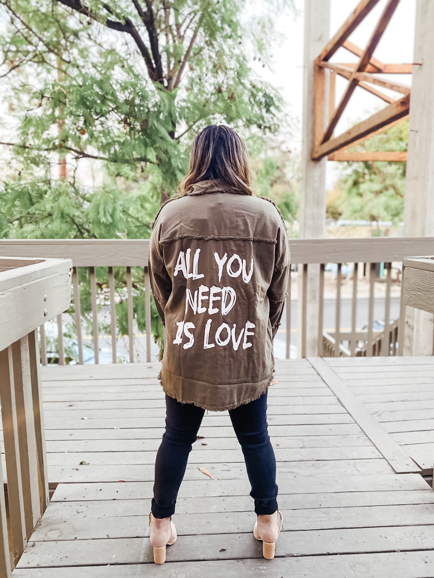 All You Need is Love Button Up Jacket