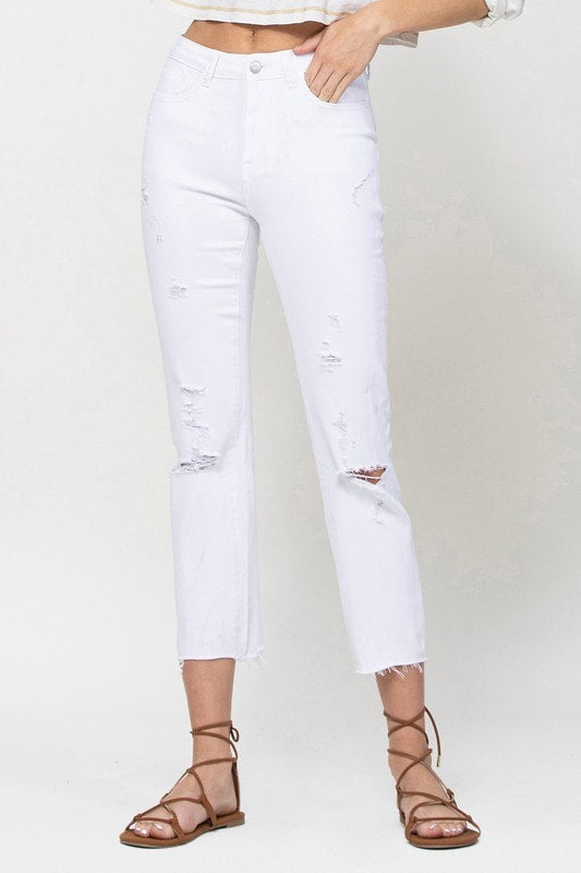 Optic White Jean