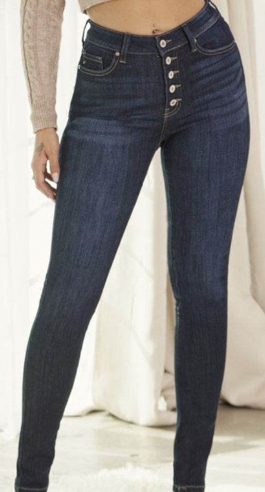 KanCan High Rise Curvy Jean