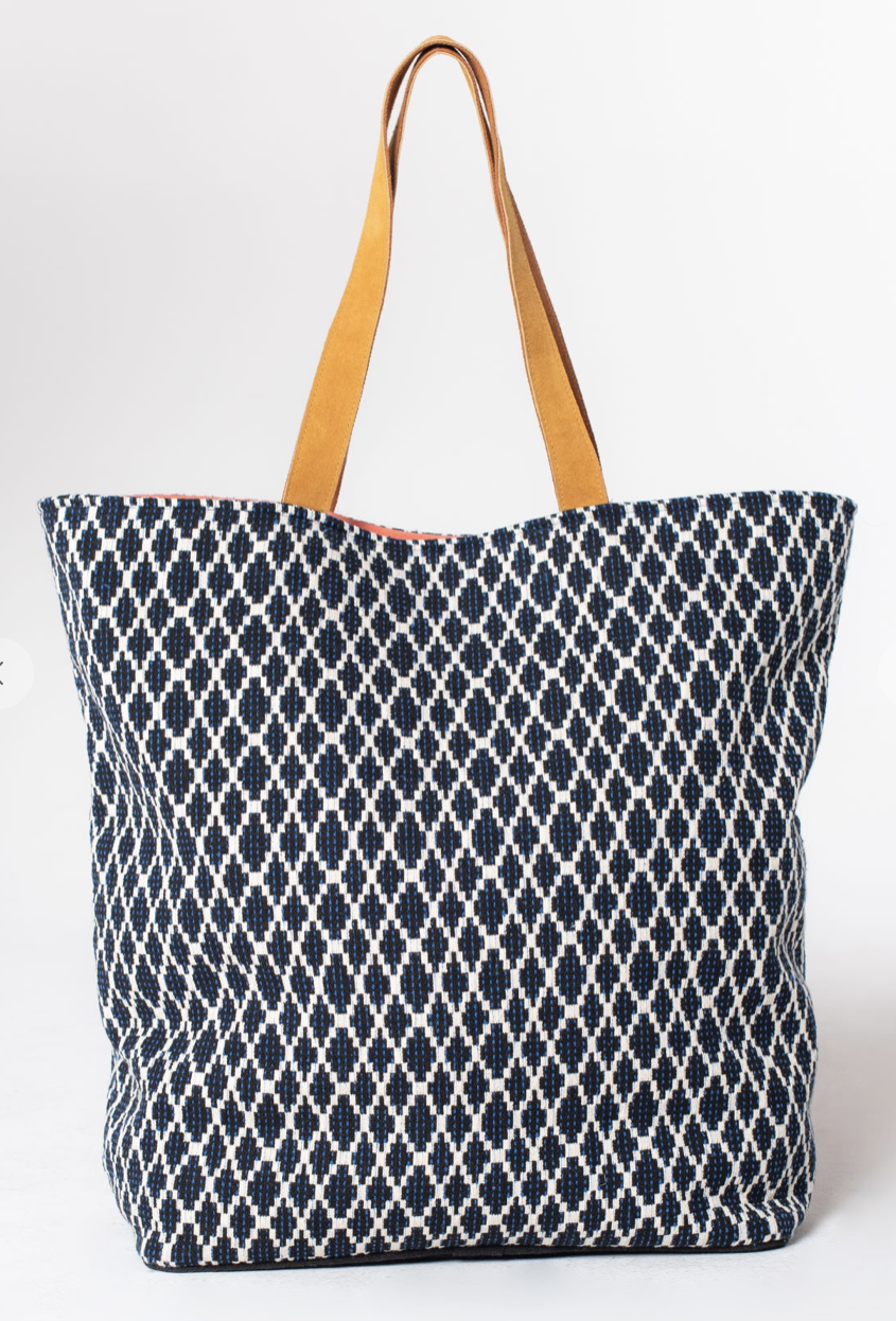 Evil Eye Embroidered Tote Bag